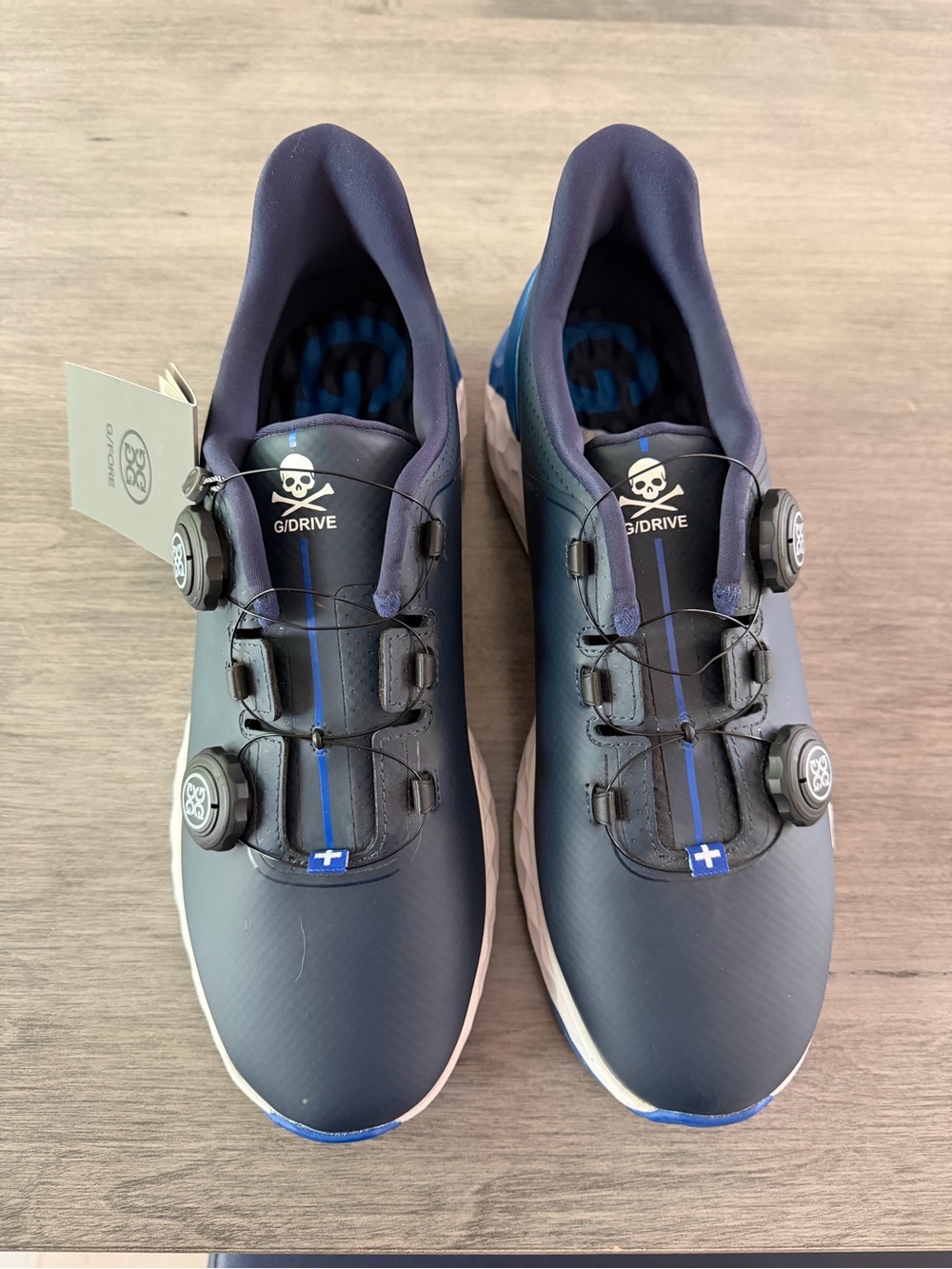 G/FORE G/DRIVE Waterproof Golf Shoes NWT Twilight Blue Men’s Size 10